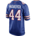 Punc B.Bills #44 Tyler Matakevich Royal Team Game Jersey