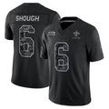Punc NO.Saints #6 Tyler Shough Player Black Limited 2026 Salute to Service Home Game Stitched Jerseys