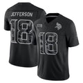 Punc MN.Vikings #18 Justin Jefferson Player Black Limited 2026 Salute to Service Home Game Stitched Jerseys