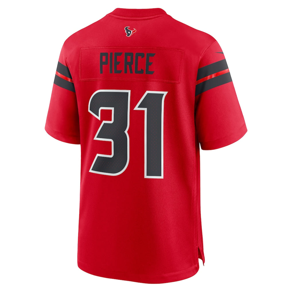 Punc H.Texans #31 Dameon Pierce Red Alternate Game Jersey
