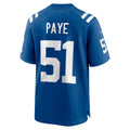 Punc IN.Colts #51 Kwity Paye Royal Game Jersey