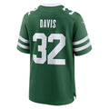 Punc NY.Jets #32 Isaiah Davis Legacy Green Team Game Jersey