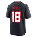Punc H.Texans #18 Graham Mertz Navy Team Game Jersey