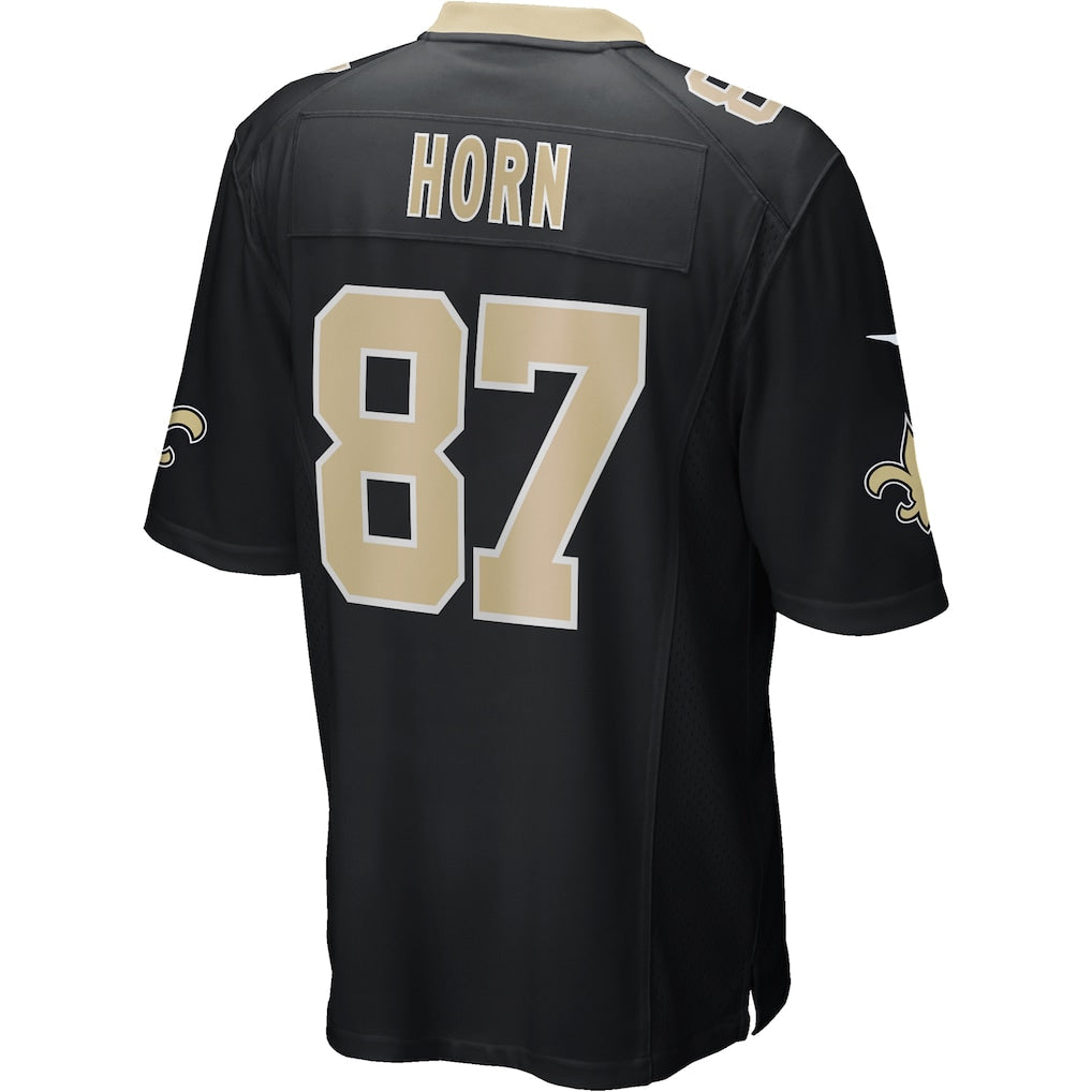 Punc NO.Saints #87 Joe Horn Black Game Retired Player Jersey