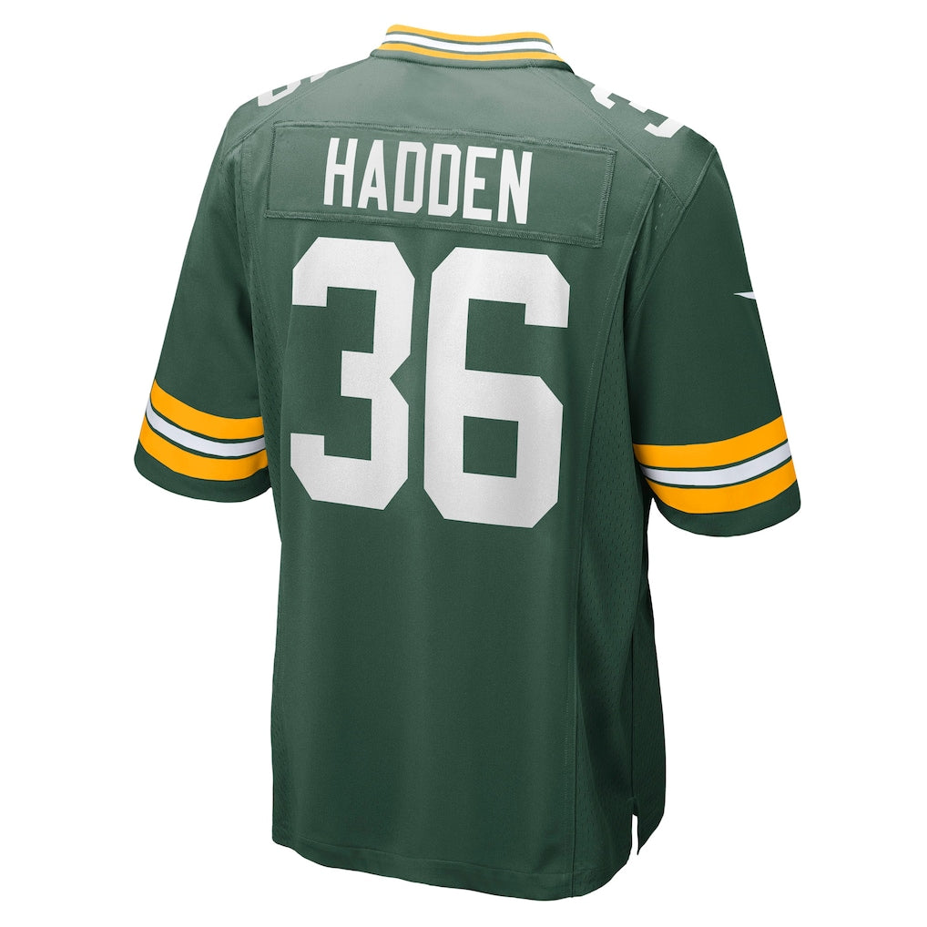 Punc GB.Packers #36 Kamal Hadden Green Team Game Jersey