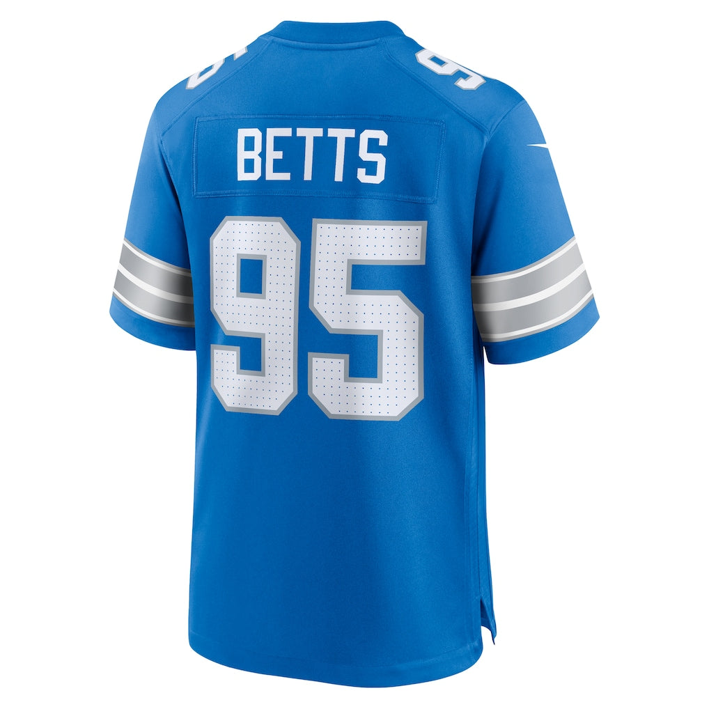 Punc D.Lions #95 Mathieu Betts Blue Game Jersey