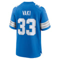 Punc D.Lions #33 Sione Vaki Blue Team Game Jersey