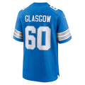 Punc D.Lions #60 Graham Glasgow Blue Team Game Jersey
