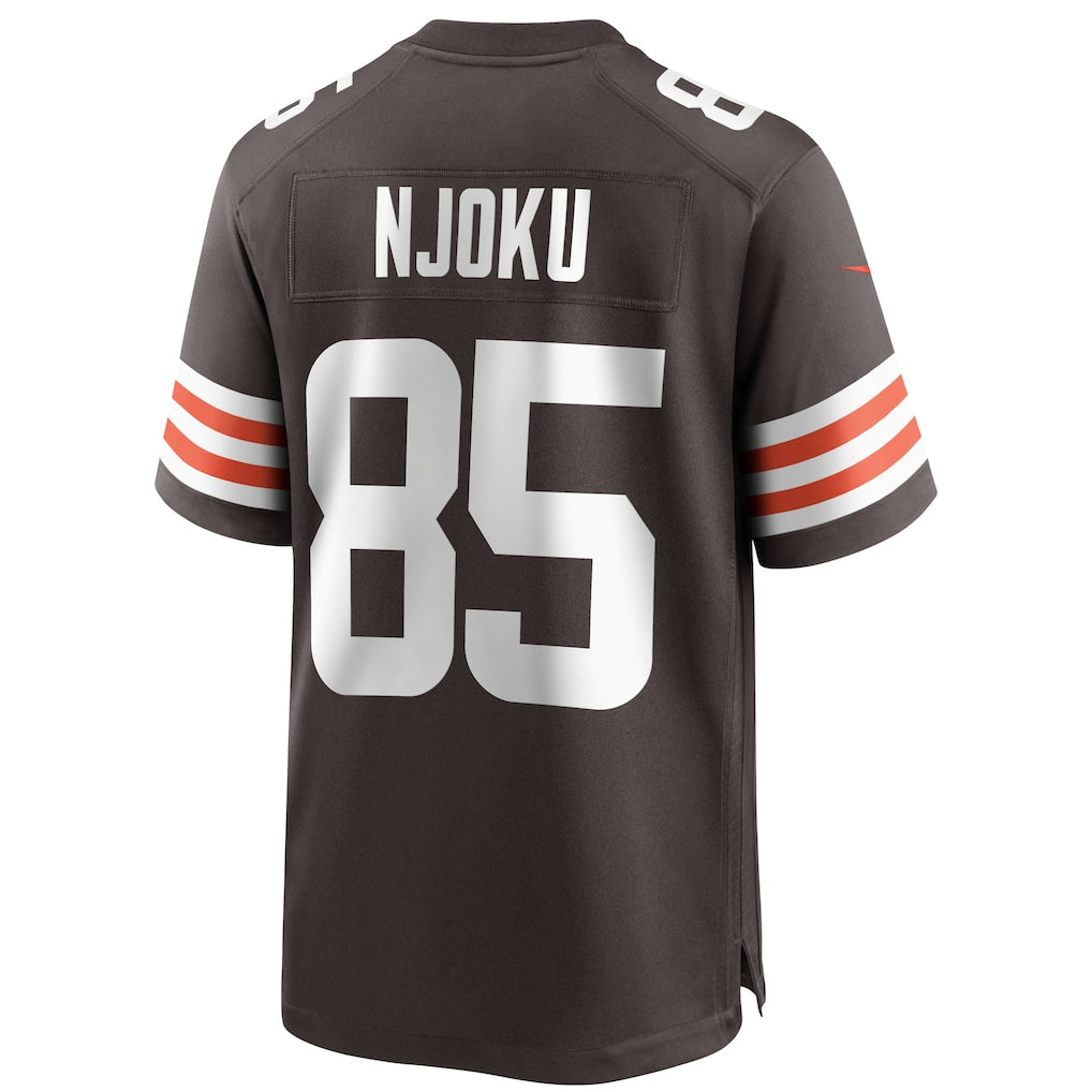Punc C.Browns #85 David Njoku Brown Player Game Jersey