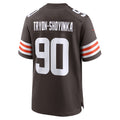 Punc C.Browns #90 Joe Tryon-Shoyinka Brown Team Game Jersey