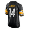 Punc P.Steelers #14 Kenneth Gainwell Black Team Game Jersey