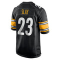Punc P.Steelers #23 Darius Slay Black Team Game Jersey