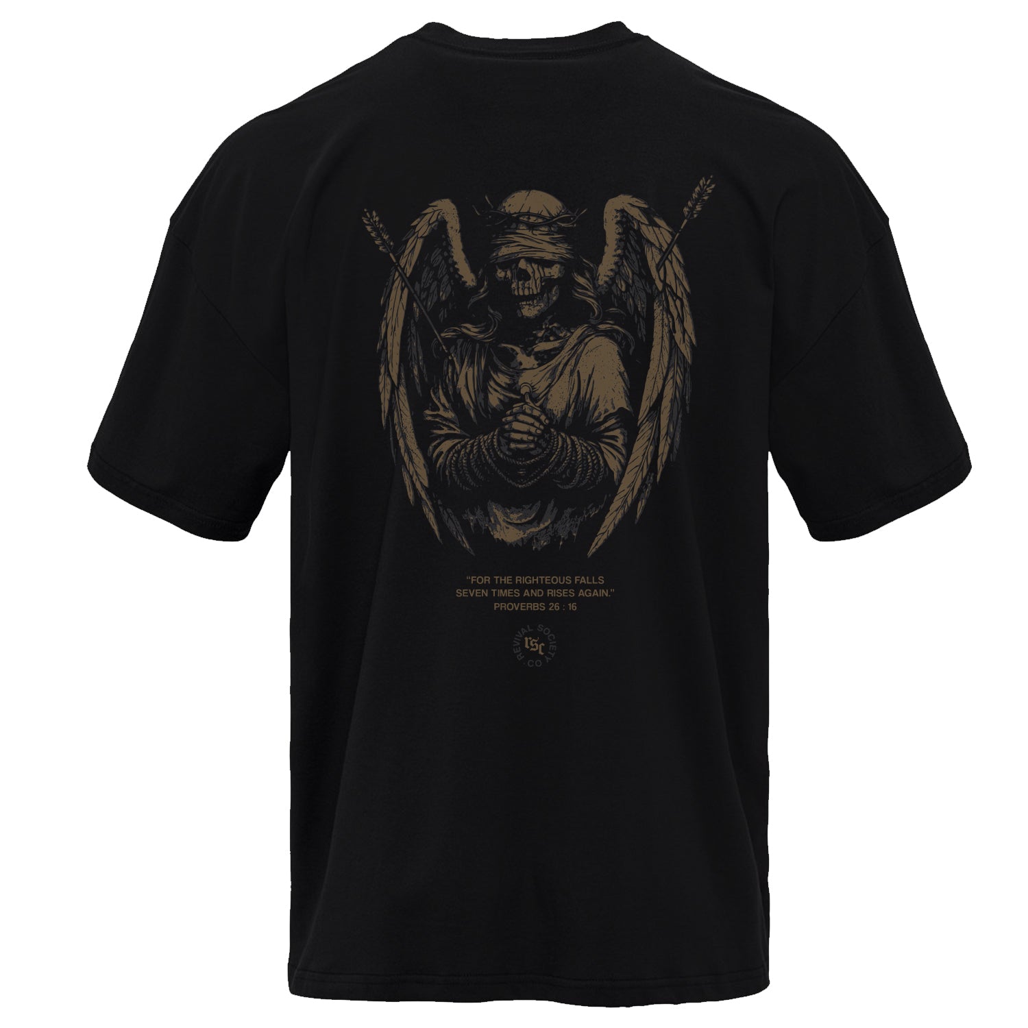 Crovyie cheap jerseys Ordering Righteous Falls Seven Times Men's T-Shirt