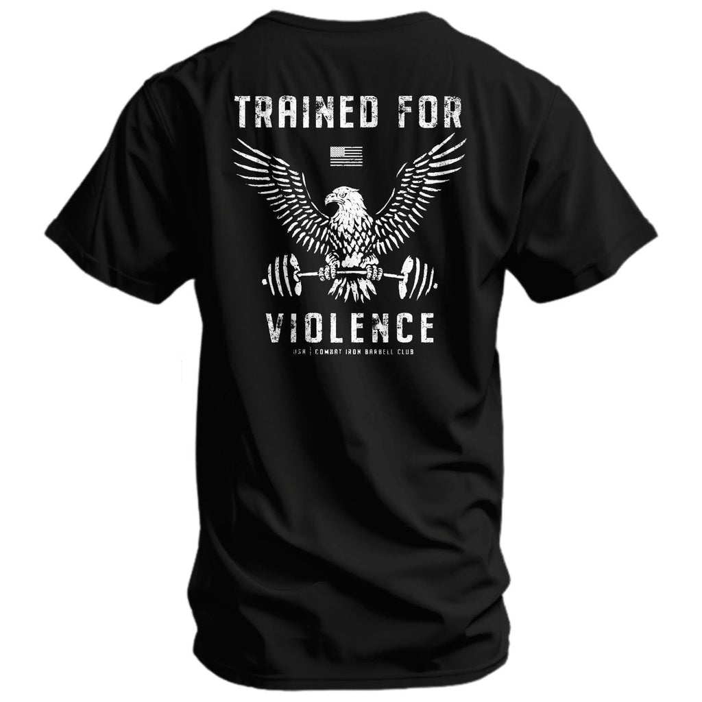Crovyie cheap jerseys Ordering Trained for Violence  Men's T-Shirt