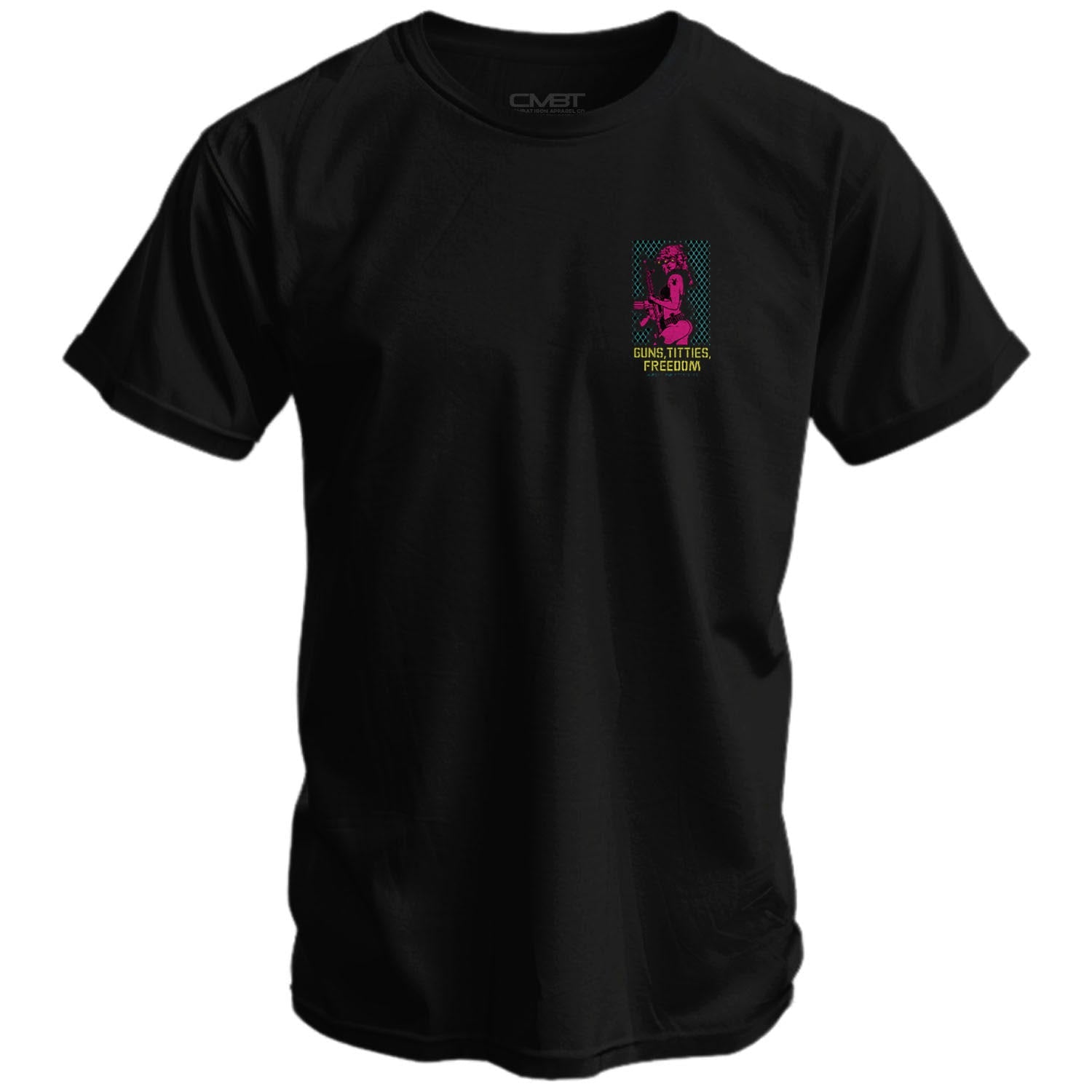 Crovyie cheap jerseys Ordering Guns, Titties, Freedom: Tactical Temptation Men's T-Shirt