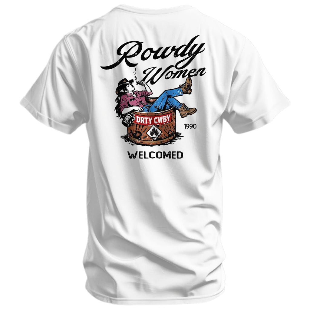 Crovyie cheap jerseys Ordering Rowdy Women Welcomed Men's T-Shirt