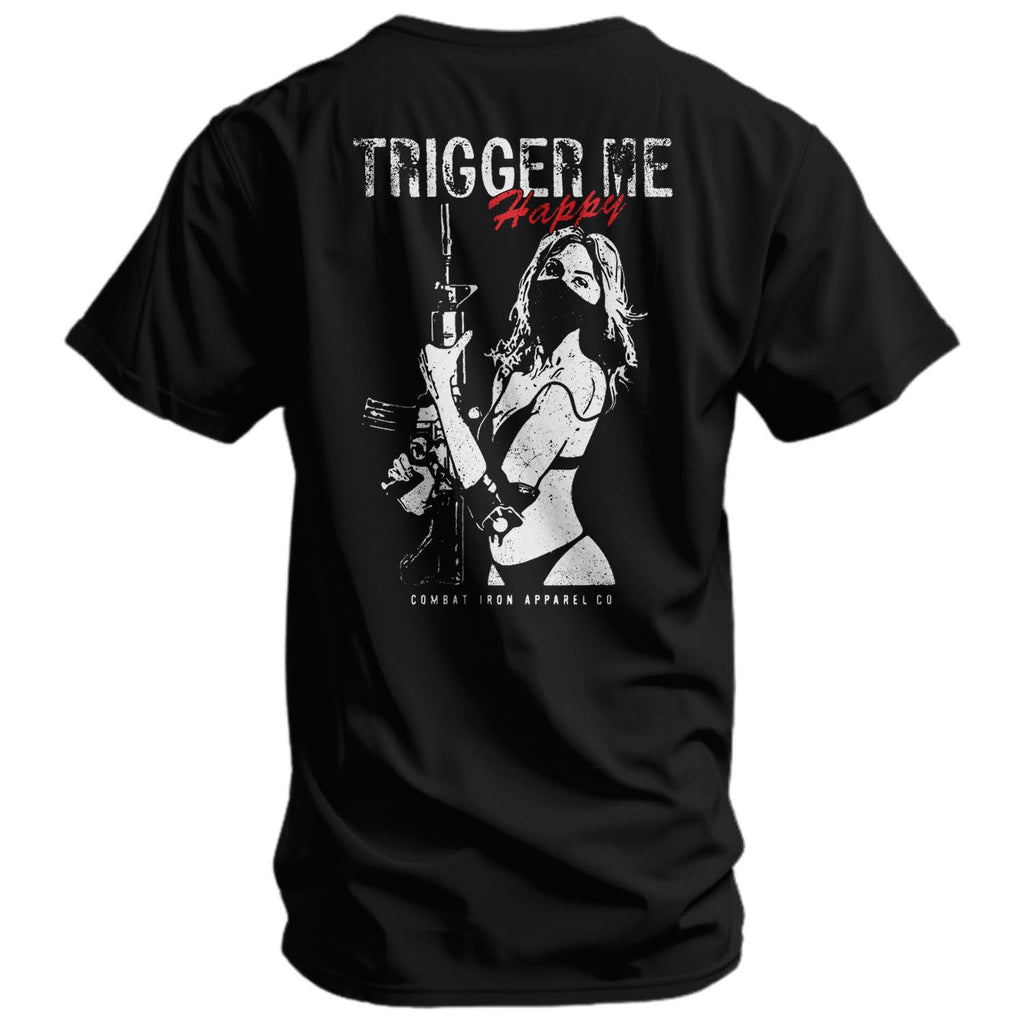 Crovyie cheap jerseys Ordering Trigger Me Happy Men's T-Shirt