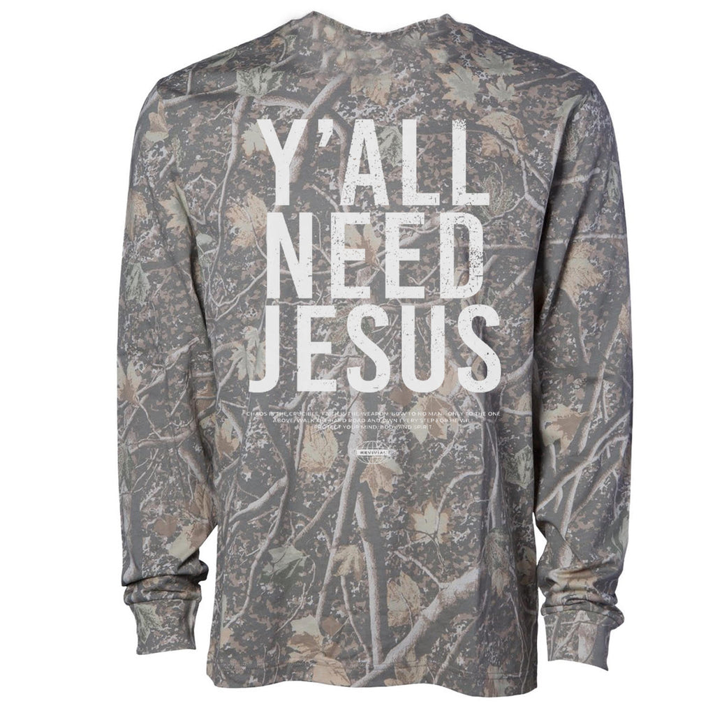 Crovyie cheap jerseys Ordering Y'all Need Jesus Men's Long Sleeve
