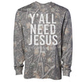 Crovyie cheap jerseys Ordering Y'all Need Jesus Men's Long Sleeve