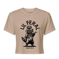 Crovyie cheap jerseys Ordering Lil Feral Raccoon Women's Crop T-Shirt
